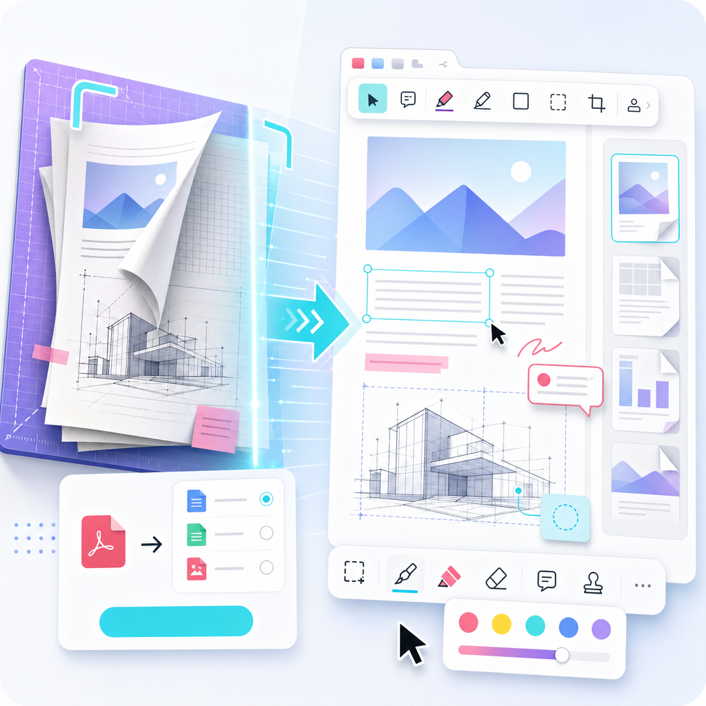 WPS PDF转Word 功能展示